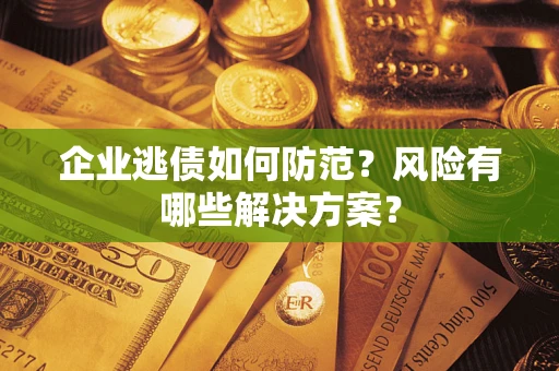 武汉企业逃债如何防范？风险有哪些解决方案？
