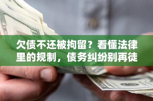 武汉欠债不还被拘留？看懂法律里的规制，债务纠纷别再徒劳奔波