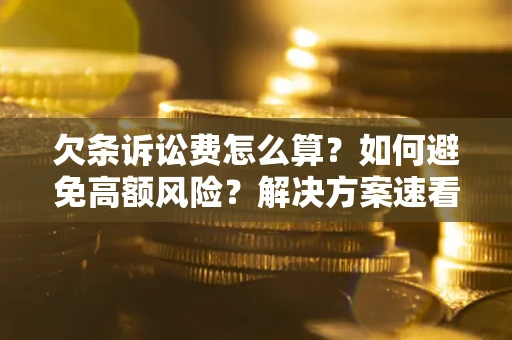 武汉欠条诉讼费怎么算？如何避免高额风险？解决方案速看！