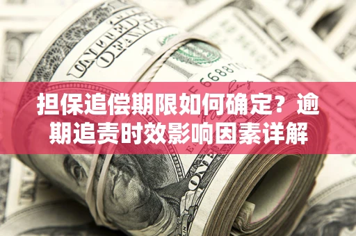 武汉担保追偿期限如何确定？逾期追责时效影响因素详解