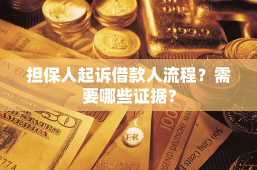 武汉担保人起诉借款人流程？需要哪些证据？