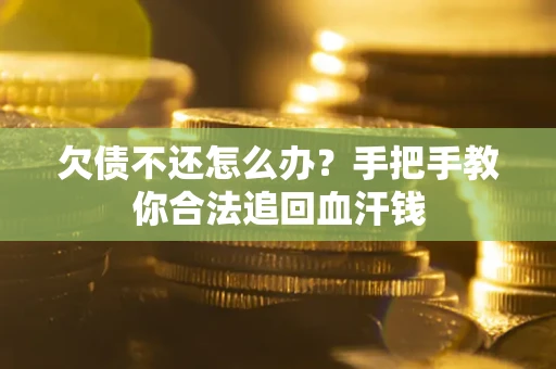 武汉欠债不还怎么办?手把手教你合法追回血汗钱 武汉欠债不还怎么办?手把手教你合法追回血汗钱