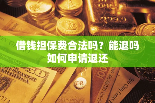 武汉借钱担保费合法吗？能退吗如何申请退还
